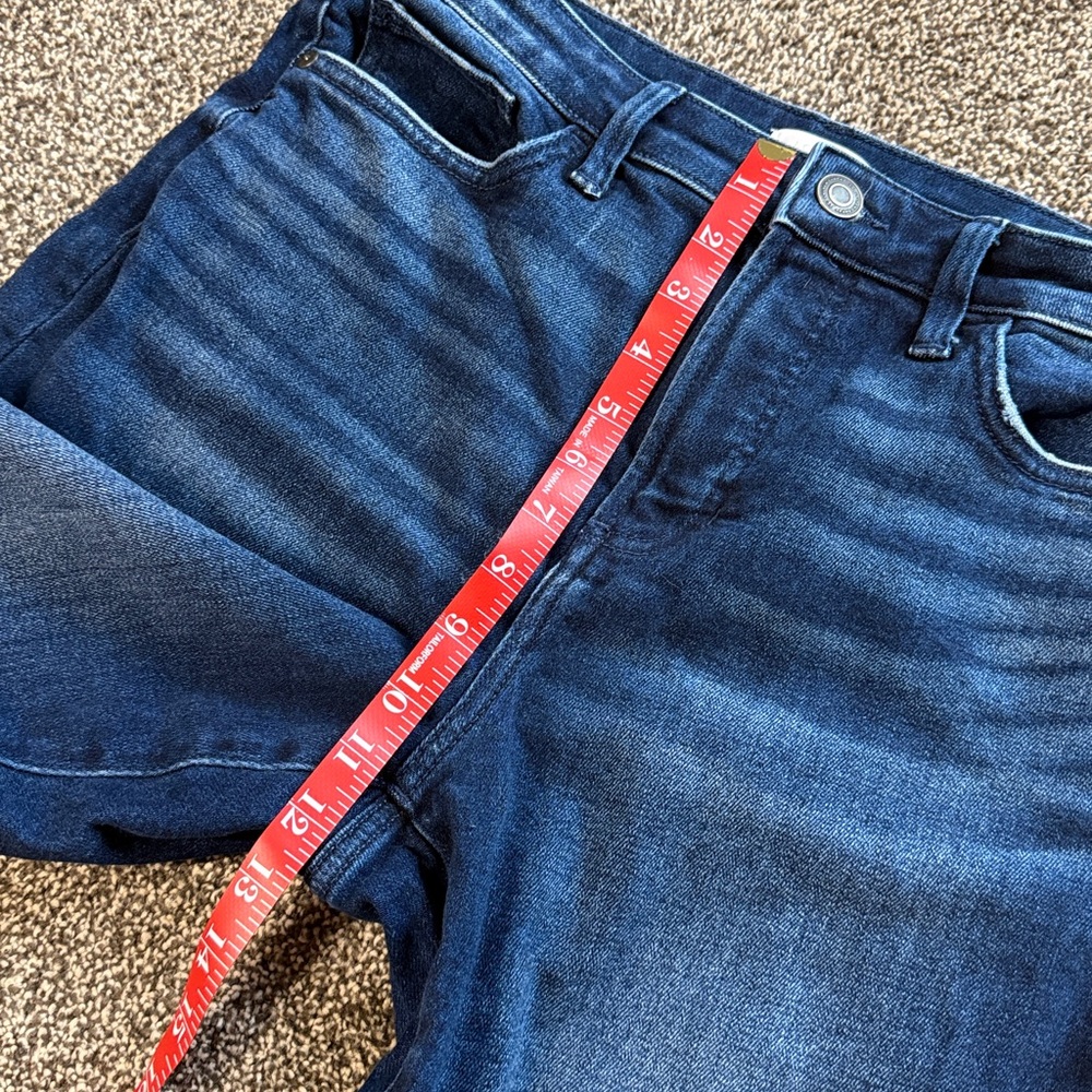 LC Lauren Conrad High Rise Skinny Jeans, SIZE 12, dark wash - Picture 7 of 9